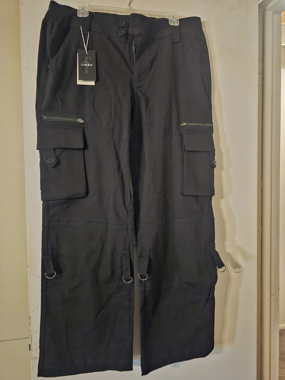 Women's Black Cargo Pants - Utility Style